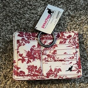 Pouchee Red and White Purse Organizer